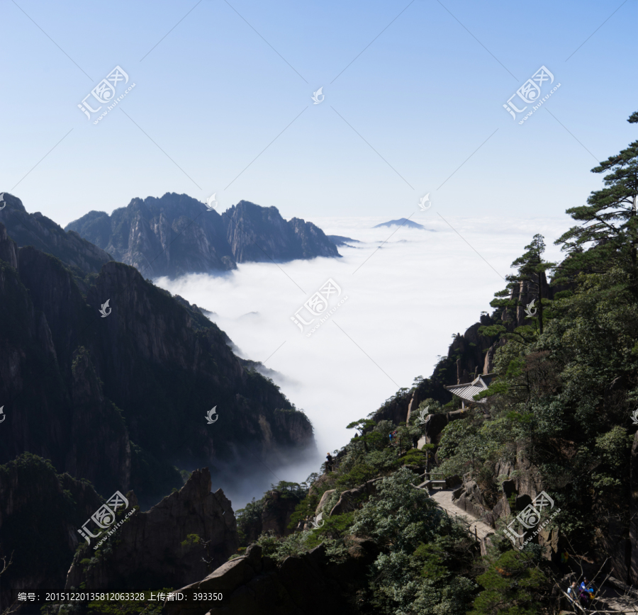 黄山高像素接片,全景图