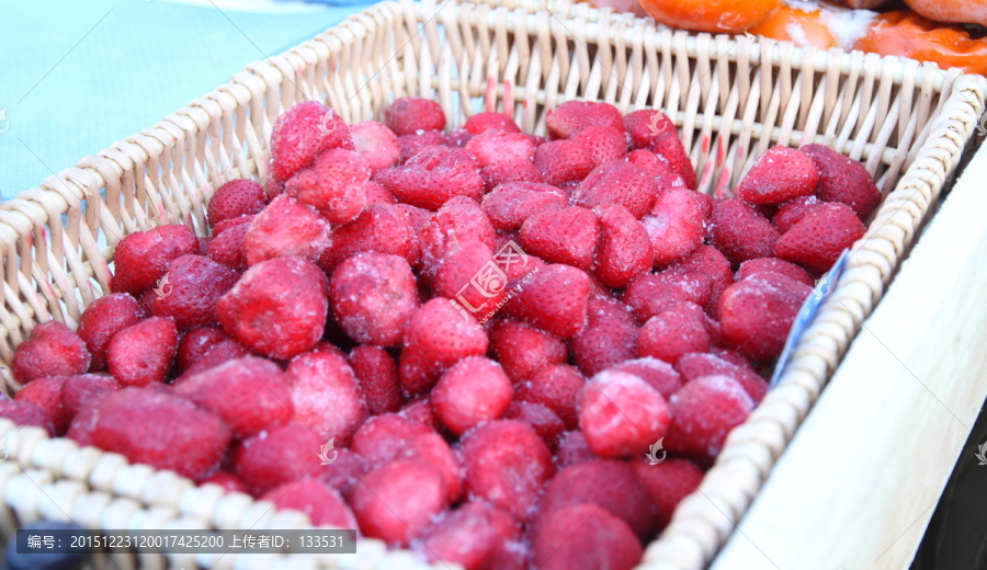 东北特产,冰冻草莓