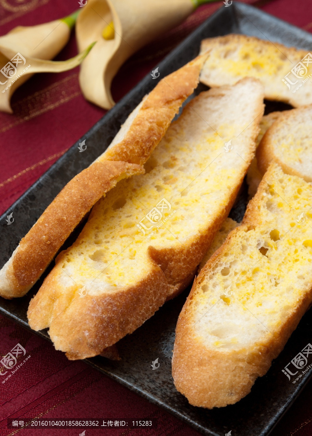 蒜香烤法式面包片