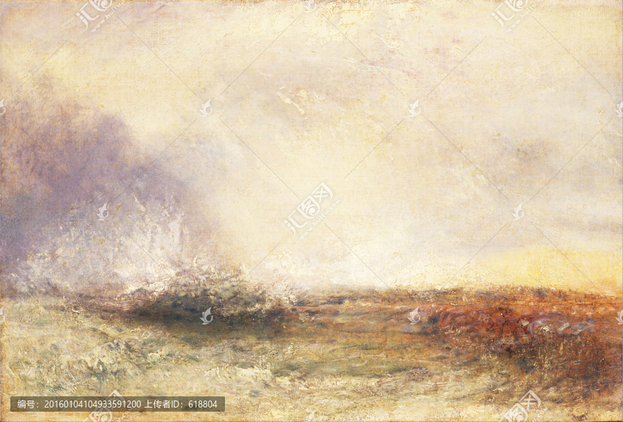 威廉透纳作品印象派风景油画