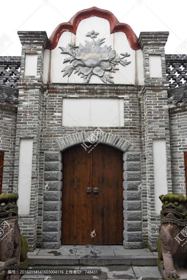 成都老照片,川西大宅院