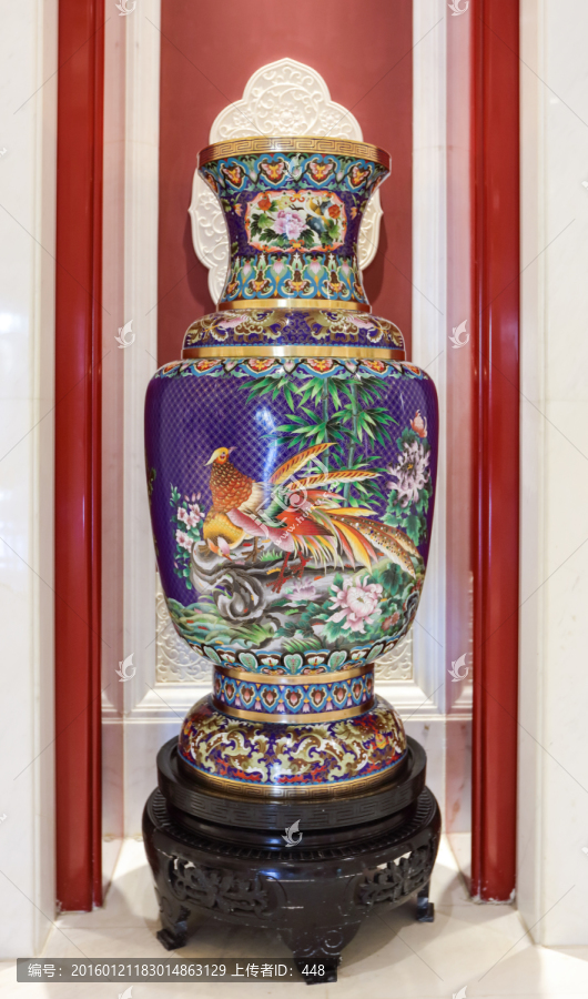 景泰蓝花瓶,景泰蓝摆件
