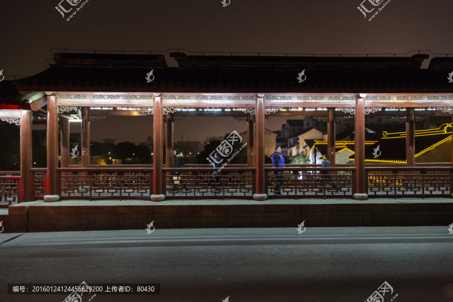 苏州廊桥夜景