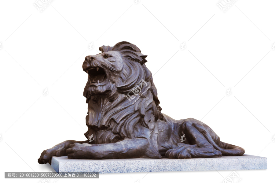 铜雕狮子