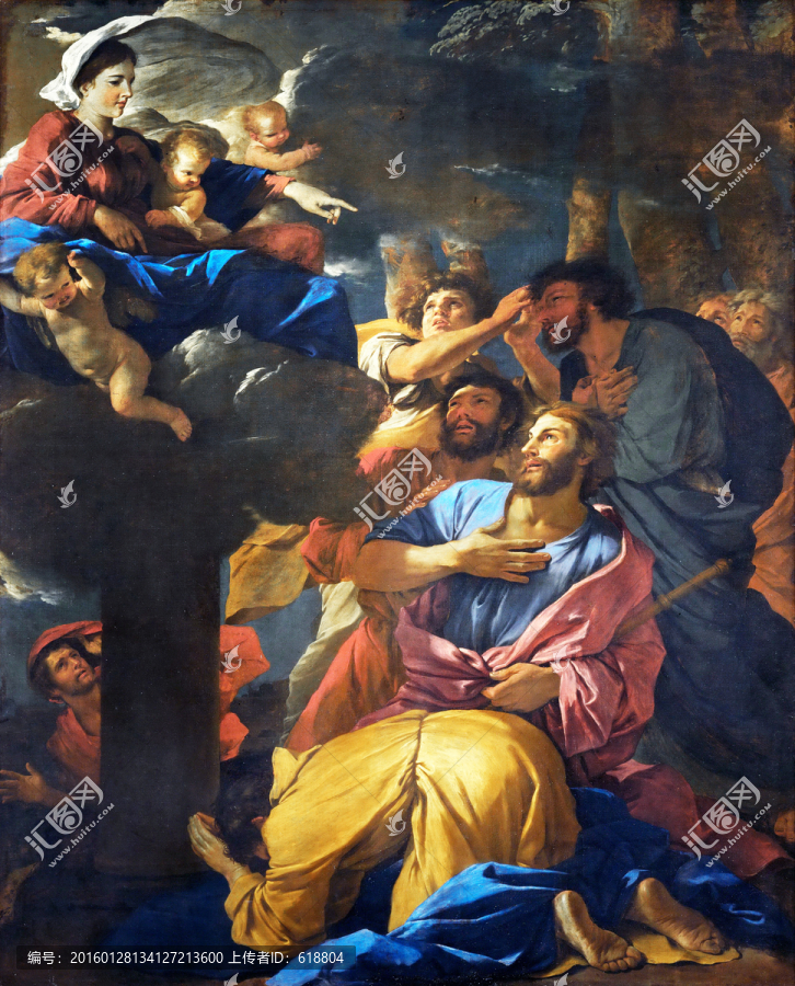 欧式古典人物风景油画,画廊品质