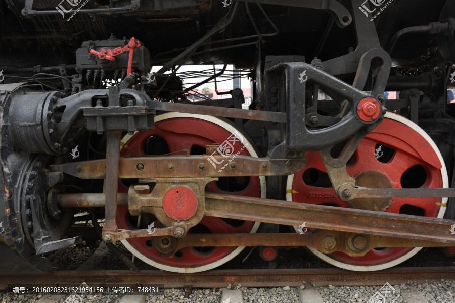 火车车轮,车轮特写素材