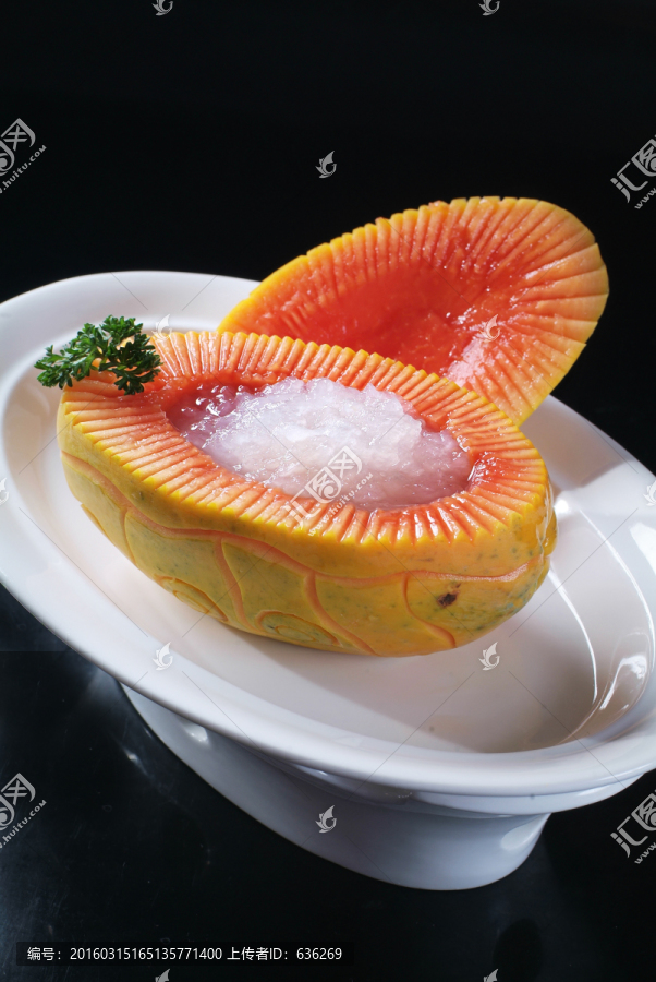 木瓜炖雪蛤