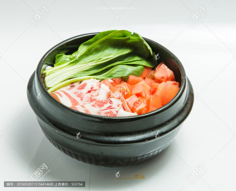 西红柿牛肉,石锅饭