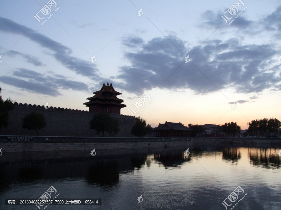 北京故宫夜景