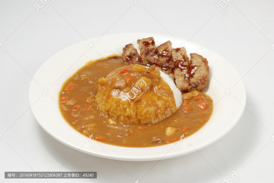 咖喱牛肉饼饭
