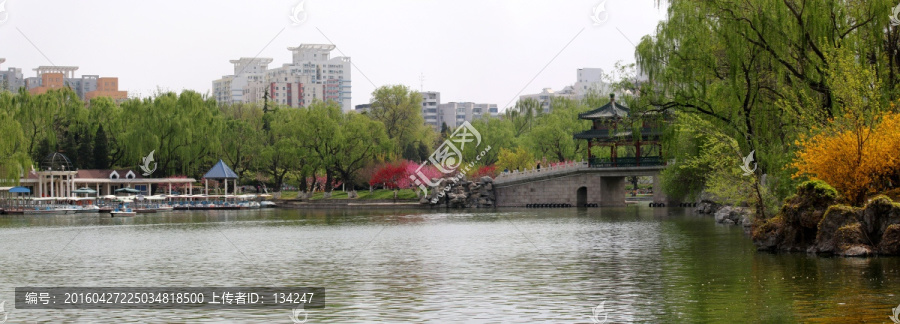 龙潭湖公园宽屏风景