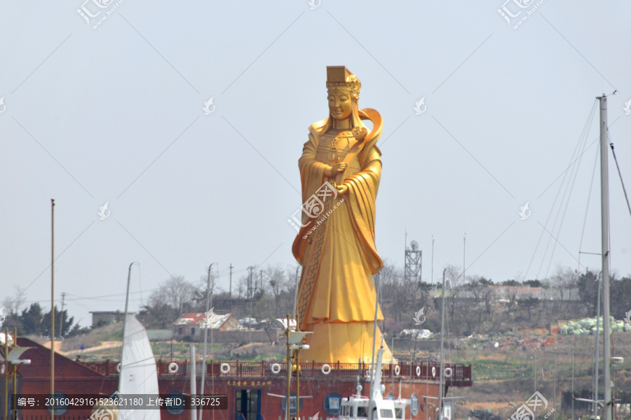 青岛银海大世界,巨型妈祖塑像