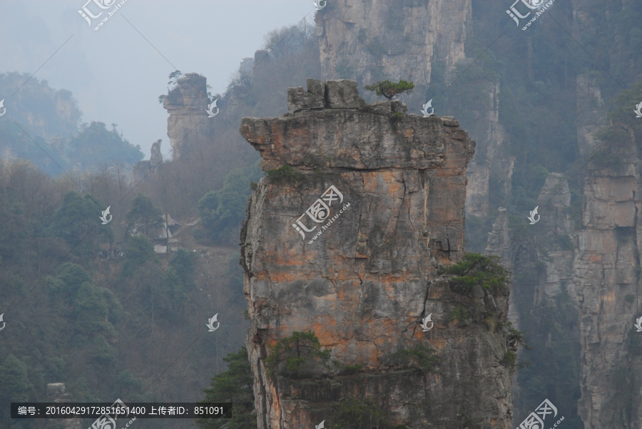 张家界景区武陵源天子山