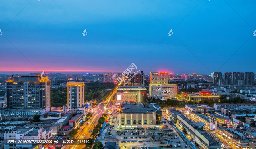 淄博市张店区夜景