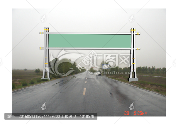 迎宾跨街门造型