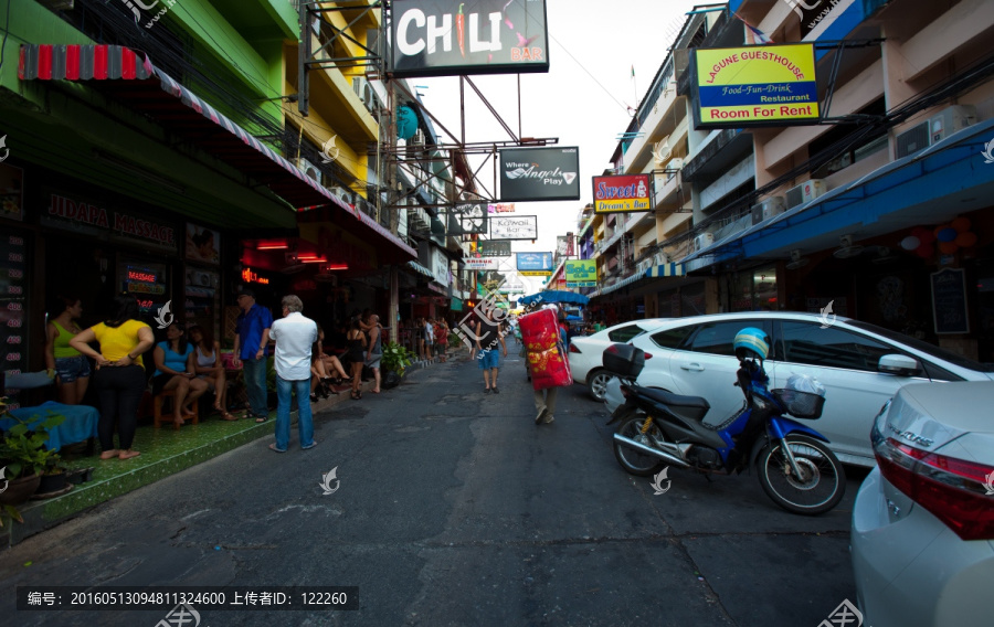 芭提雅街景,泰国风光