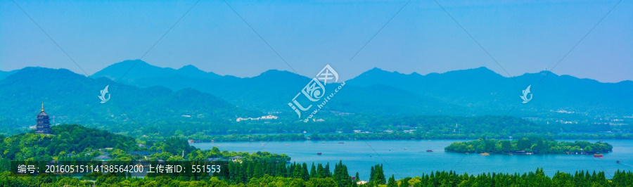 西湖全景