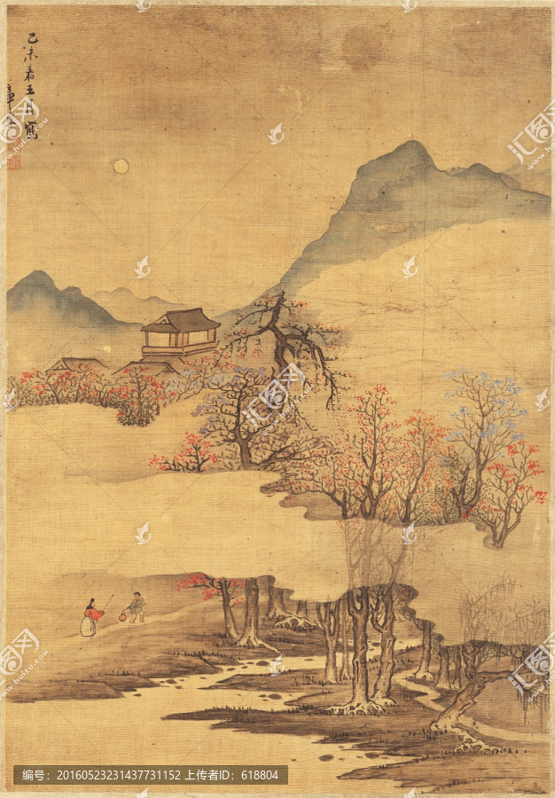 高清风景国画,画廊品质