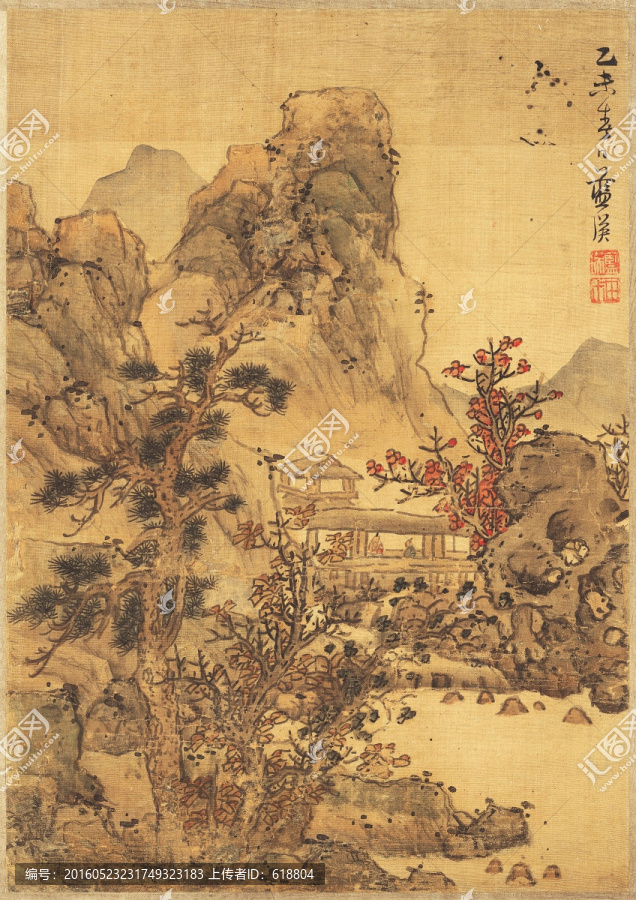 高清风景国画,画廊品质