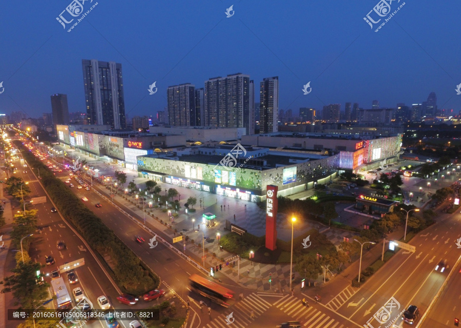 鄞州万达广场夜景