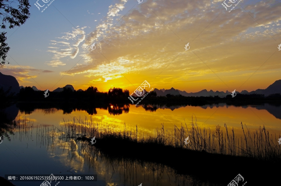 湖景,湖泊