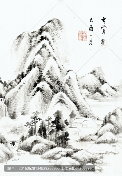 董其昌山水画