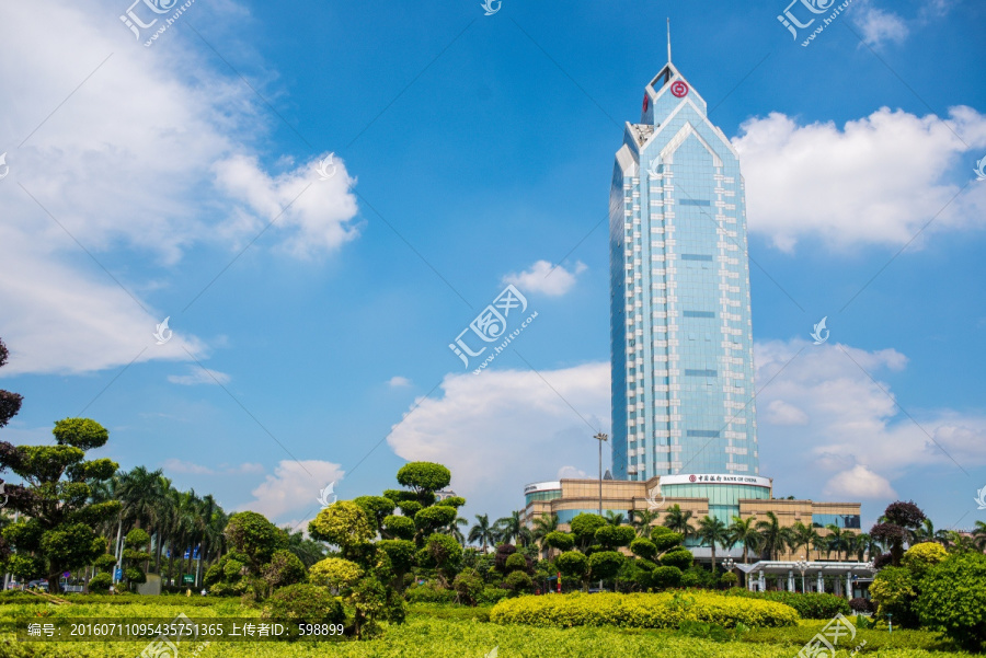 番禺广场中国银行大楼图片
