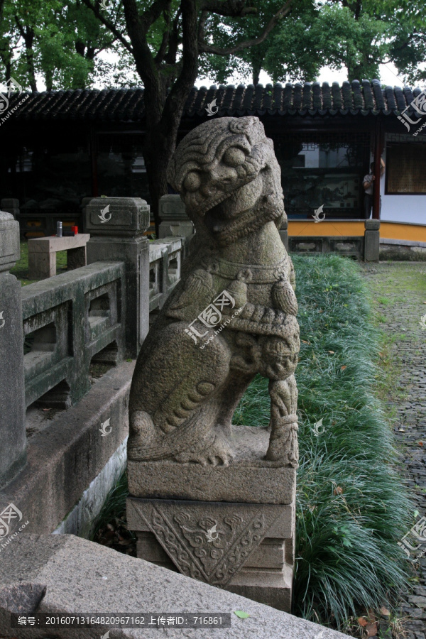 苏州北塔报恩寺,石狮子2