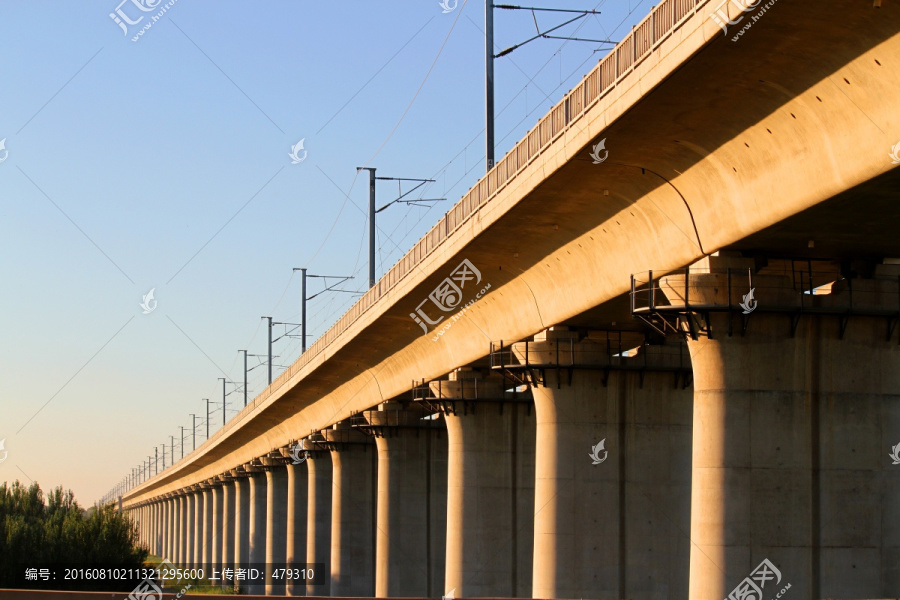 大庆,湿地,高架桥,高速铁路
