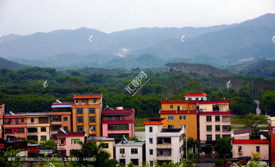 城镇,小村庄,小村镇