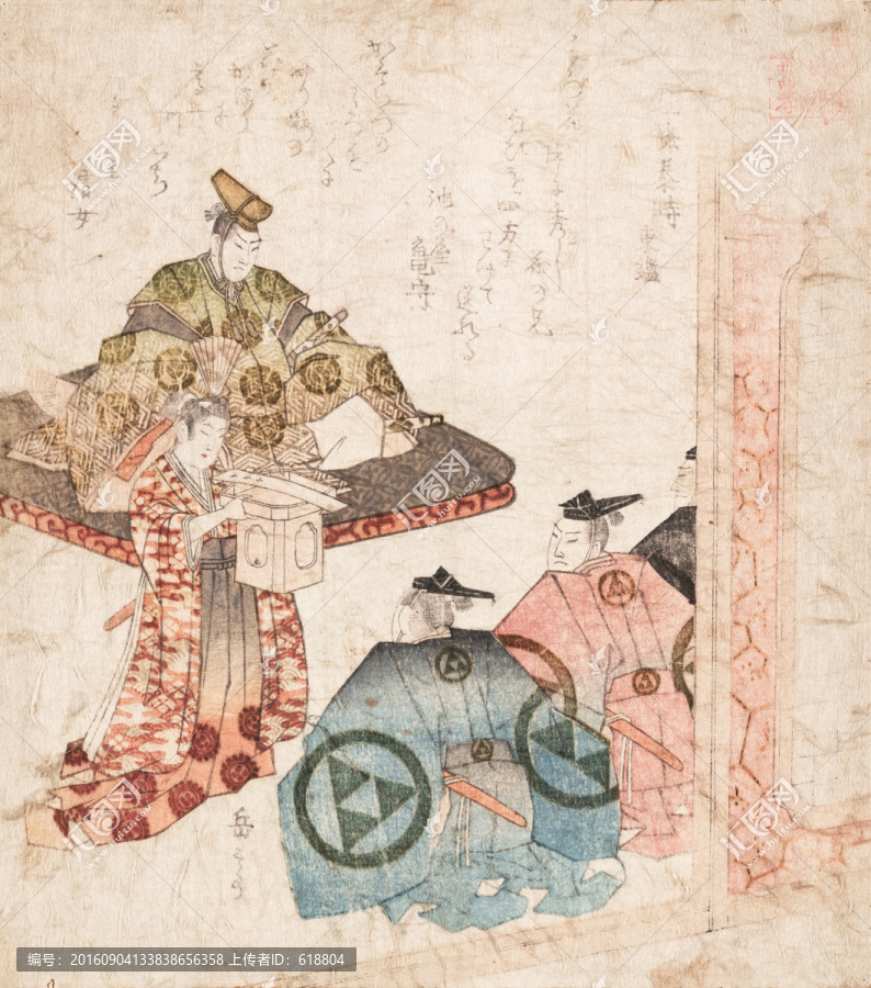 日本幕府天皇绘画,画廊品质