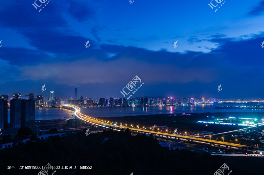 瓯越大桥夜景