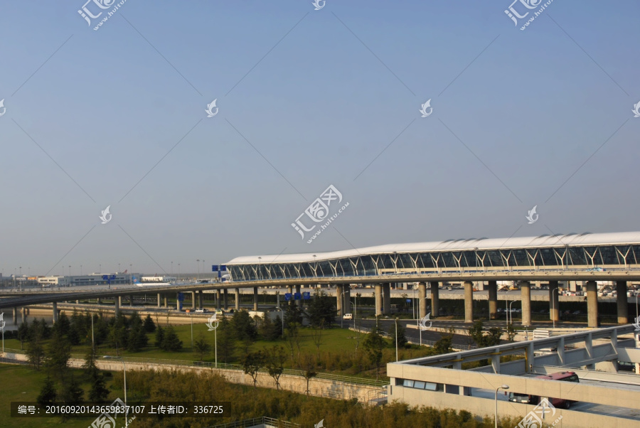 上海浦东机场,航站楼日景