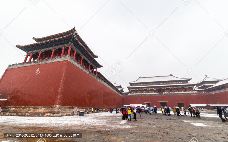 故宫雪景