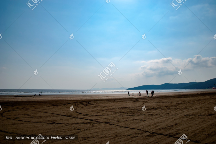 天空,大海,沙滩,风景区