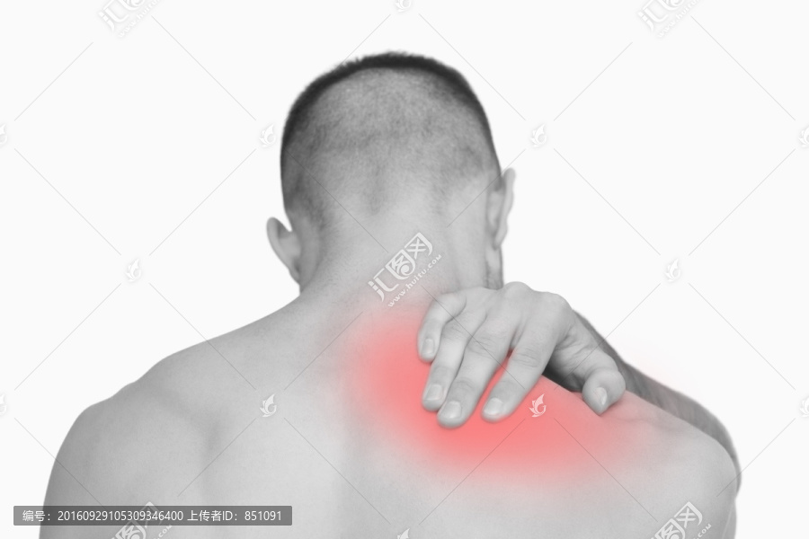 男人肩膀痛的复合形象