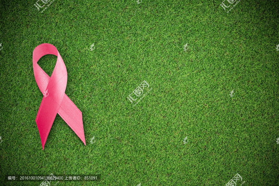 乳腺癌带对靠近天文草坪观