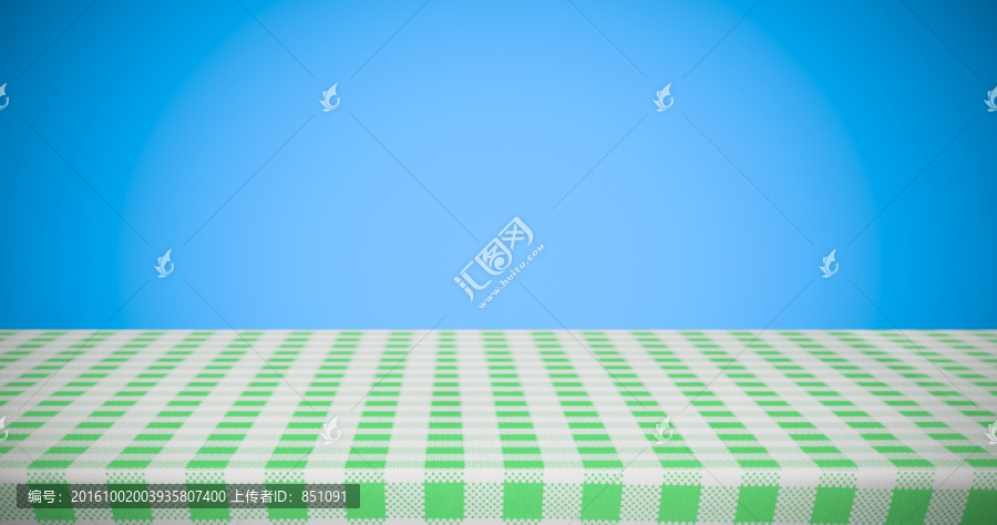 桌布和蓝色背景