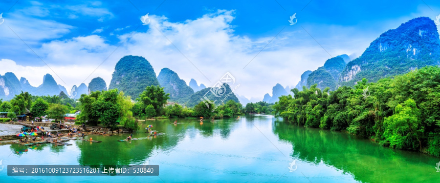 桂林山水风光,全景大画幅