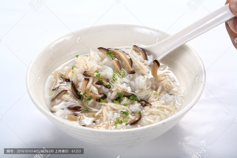 香菇金针菇米粥