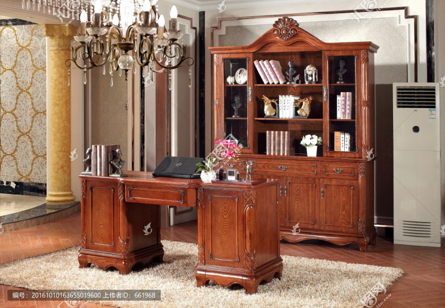 书桌,书柜,新古典家具