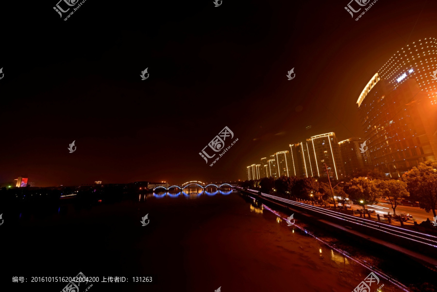 金华金虹桥,江北夜景