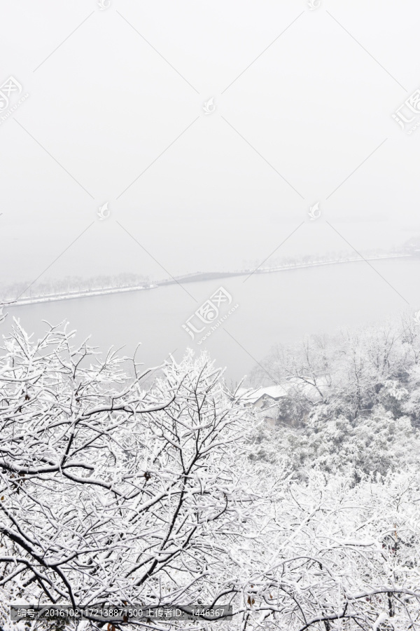 杭州,西湖雪景,保叔塔