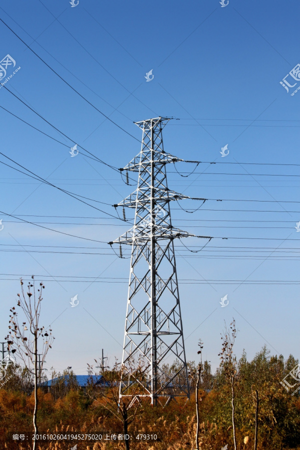 电塔,铁塔,电网,国电,电线