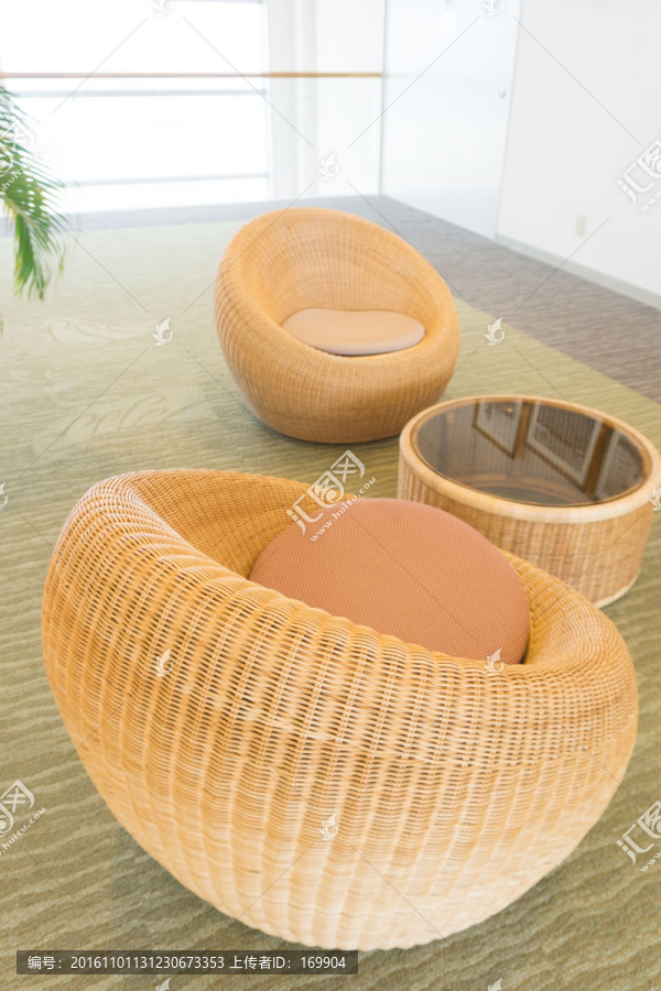竹椅,公共休息区