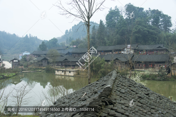 岑巩天马三叉塘景色