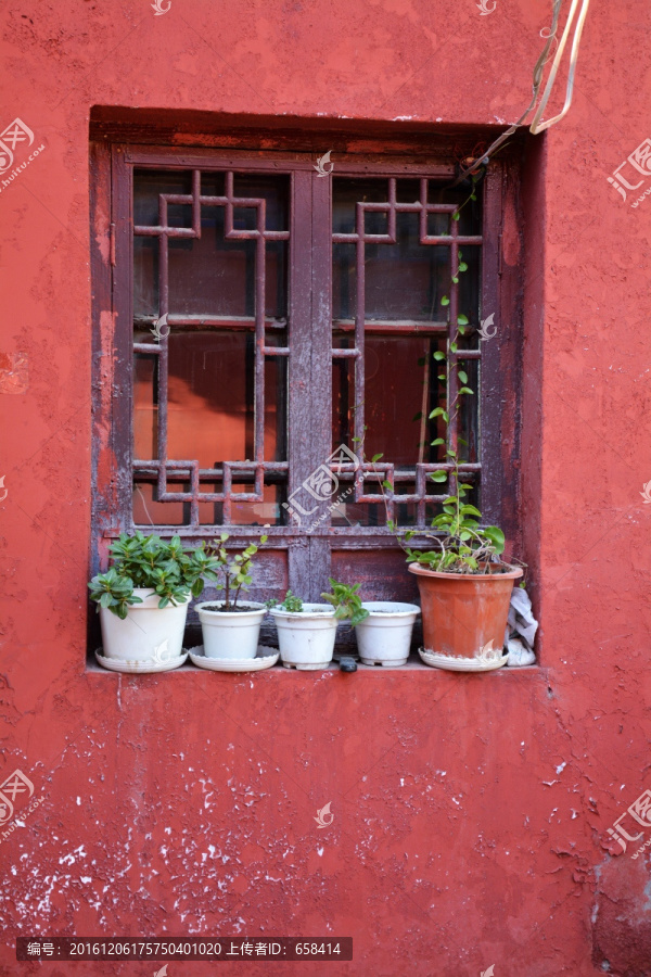 窗户花盆