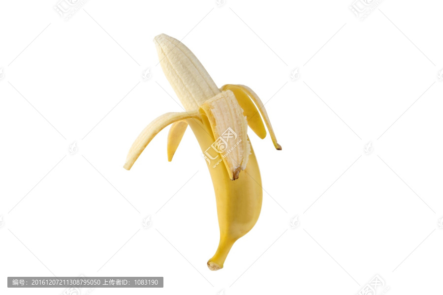 剥开的香蕉