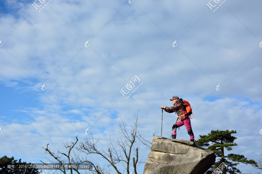 登山者,户外徒步