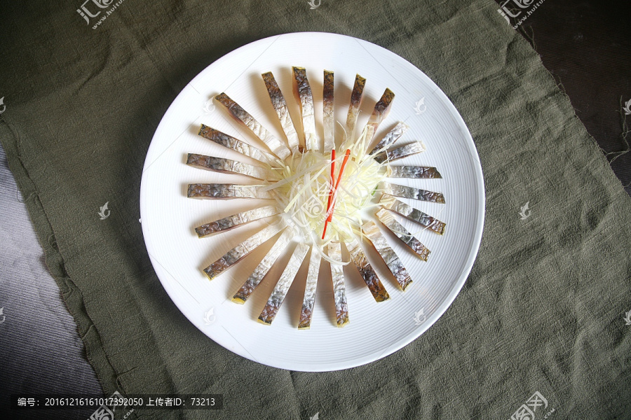 姜丝蒸十八涌野生鲚鱼干4
